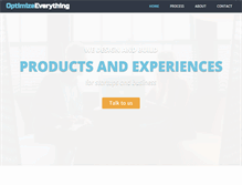 Tablet Screenshot of optimizeeverything.com